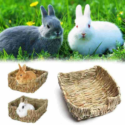 Rabbit Nest Guinea Pig Grass Nest Hand-woven Pet Bed – Natural & Comfortable – Free & Fast Shipping to the USA!