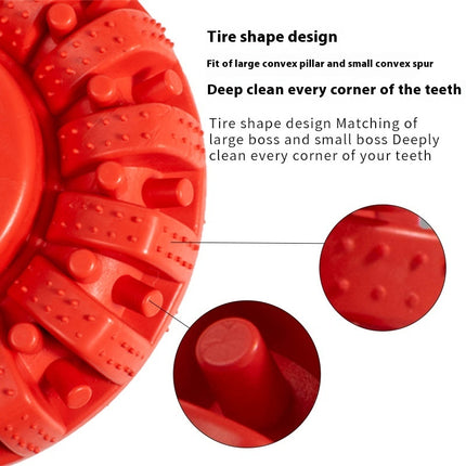 Durable Dog Tire Chew Toy - Interactive Puzzle & Fetch Dog Toys by PetPexi