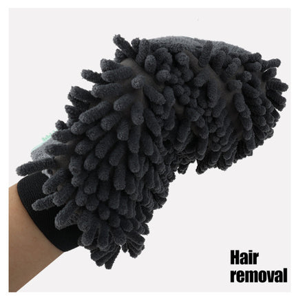 Pet Bathing Brush 2-in-1 Grooming Glove – Dual-sided Brushing, Massaging & Drying Tool | Petpexi