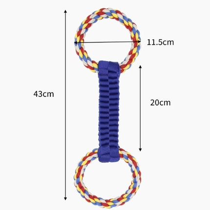 Dog Tug-of-war Toy Interactive Tooth Cleaning Rope – Best Interactive Dog Toys | www.petpexi.com