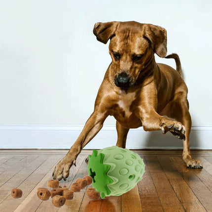 Chew Resistant Strawberry Leak Food Ball for Dogs & Cats - Free Shipping USA | Petpexi