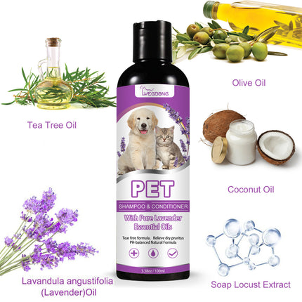 Pet Shampoo 100ml for Dogs | Soothes Skin Itching & Softens Hair | www.petpexi.com