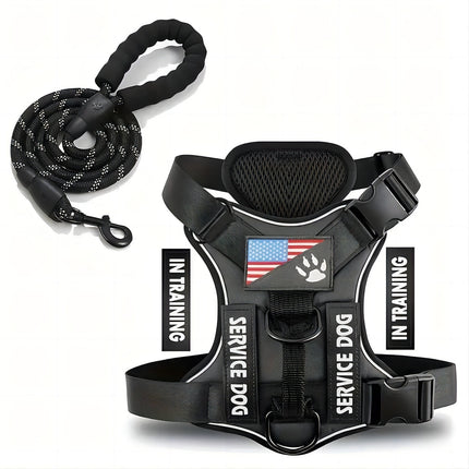 No-Pull Dog Harness & Leash Set – Comfortable, Tangle-Free Walks for All Breeds | Petpexi