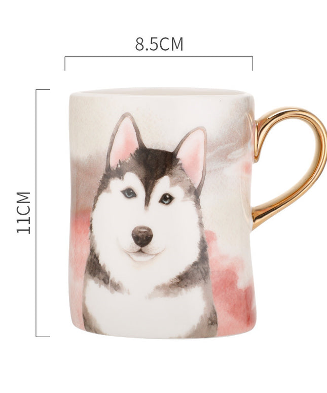 Ceramic Dog Mug – Cartoon Style, Premium Quality, Free US Shipping | PetPexi
