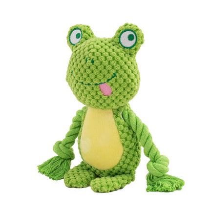 Pet Plush Sound Cotton Rope Toy – Interactive Tug of War & Training Dog Toy | www.petpexi.com