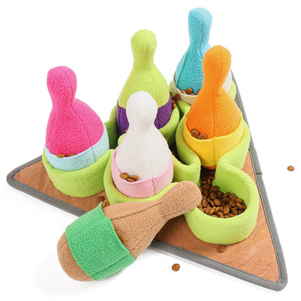 Pet Puzzle Play Tibetan Bowling Toy for Dog Training & Fun | Petpexi
