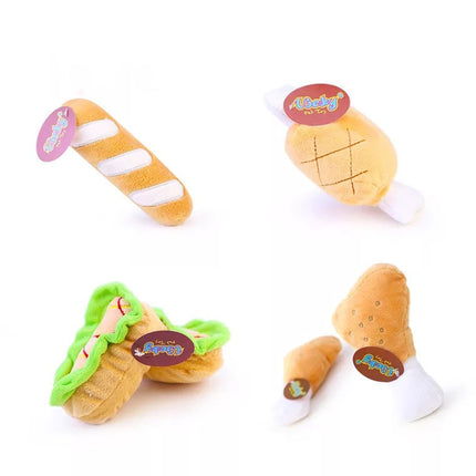 Bread Fruit Pet Dog Plush Toy – Cute Durable Plush Dog Toys | www.petpexi.com