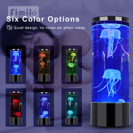 Fantasy LED Jellyfish Lamp with color-changing lights creating relaxing ambiance – free USA shipping from PetPexi

