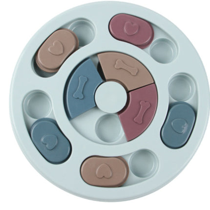 Interactive Dog Puzzle Feeder – Slow Feeding Turntable Toy for IQ Training | petpexi.com