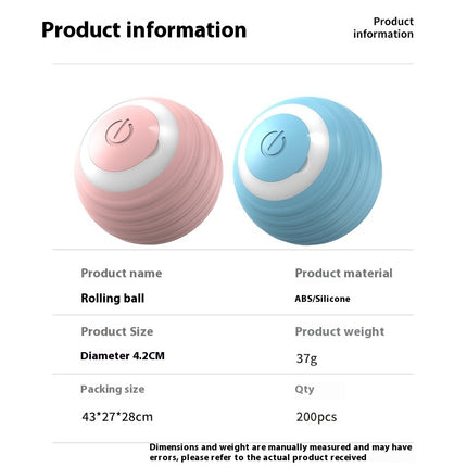 Smart Dog Toy Ball - Interactive USB Rechargeable Pet Toy at PetPexi