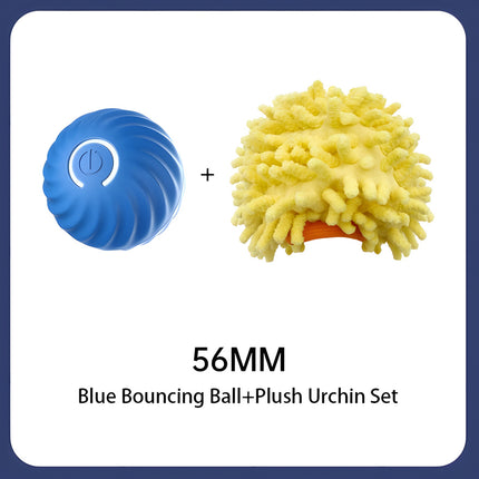 Interactive Bouncing Ball for Dogs - Self-Moving, USB Rechargeable Smart Toy