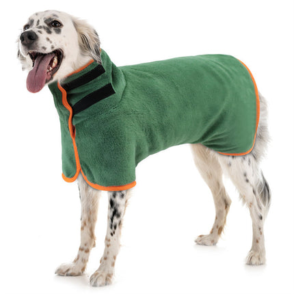Dog Bathrobe Microfiber Absorbent Pet Drying Coat – Fast Drying for Dogs & Cats | Petpexi
