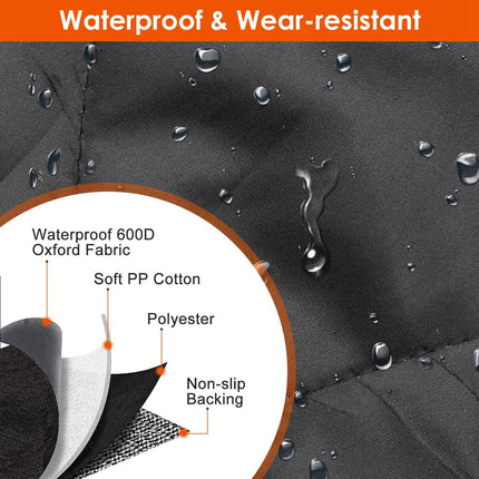 Waterproof Dog Car Seat Cover with Seat Belt – Scratchproof, Non-Slip & Universal Fit