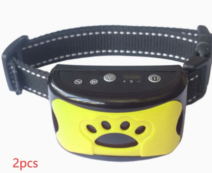 Waterproof Rechargeable Dog Training Collar - Electric Remote Trainer with Shock, Vibration & Sound