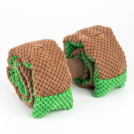 Puzzle Plush Dumbbell Snuffle Toy for Dogs - Interactive Enrichment Toy | Petpexi
