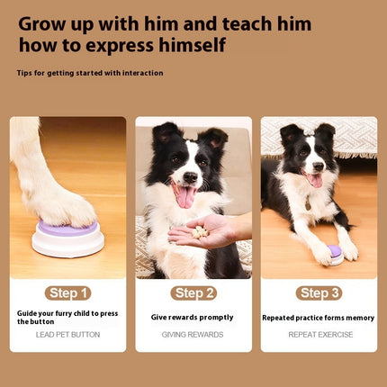 Pet Communication Button Dog Voice Toy – Interactive & Durable Dog Toys | Petpexi