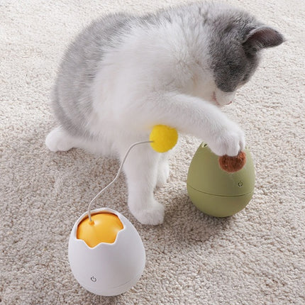 Funny Cat Artifact Knot Toy with Cotton Ball – Battery Operated Interactive Cat Toy – Available at Petpexi with Free USA Shipping

