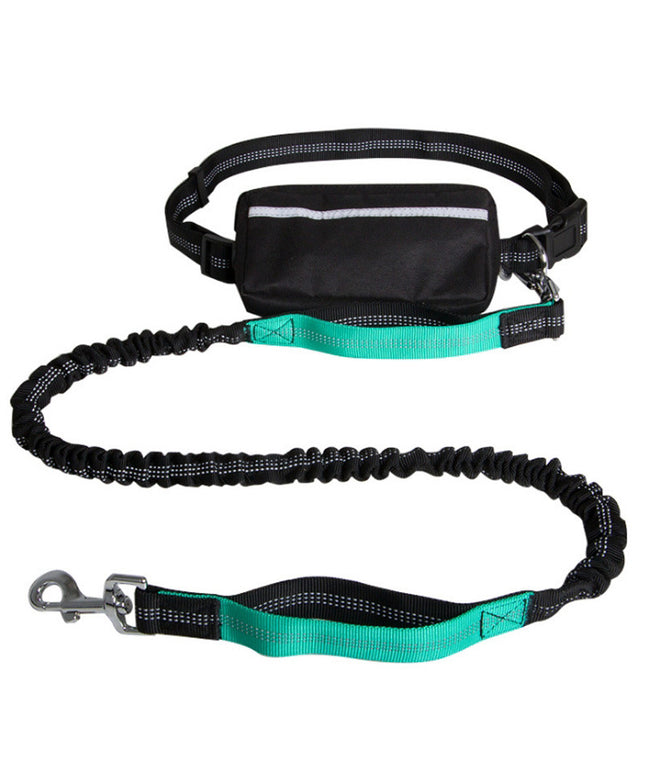 Hands-Free Reflective Dog Leash for Running – Adjustable Nylon Belt with Retractable Leash | Petpexi

