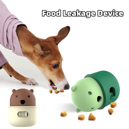 Leakage dog food feeder ball made of chew-resistant silicone – slow feeding & training toy for dogs and cats – available at petpexi.com with free USA shipping

