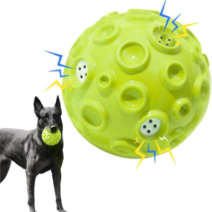 Durable interactive squeaky dog ball toy made of elastic rubber for aggressive chewers – pet toy from www.petpexi.com with free shipping to the USA


