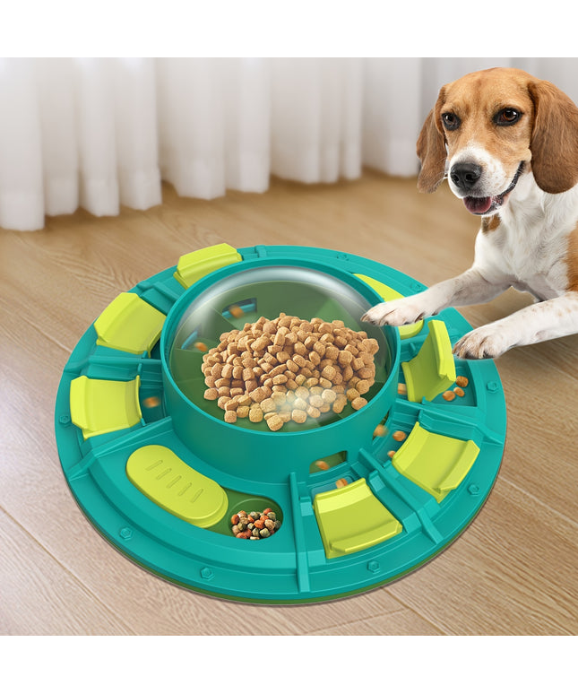 Interactive Dog Puzzle Toy from Petpexi for IQ improvement and slow feeding, made of high-quality non-toxic plastic, suitable for all dog sizes.