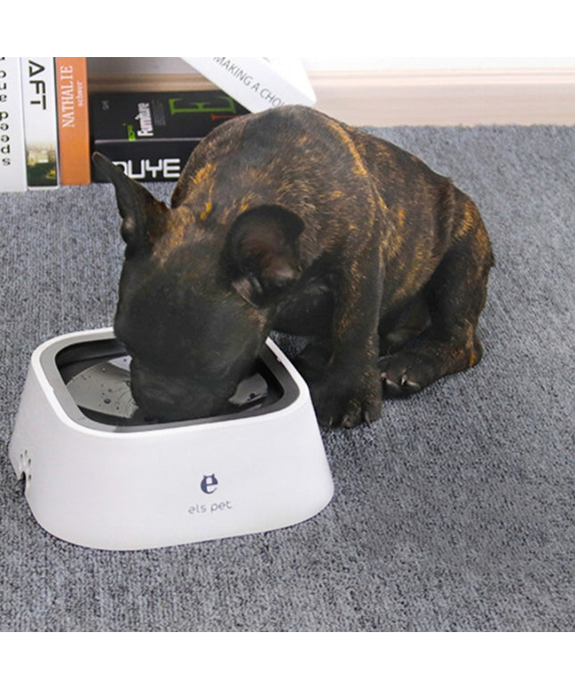 Non-wet mouth floating water bowl for dogs and cats – 1.5L spill-proof design for home or car use – BPA-free – www.petpexi.com

