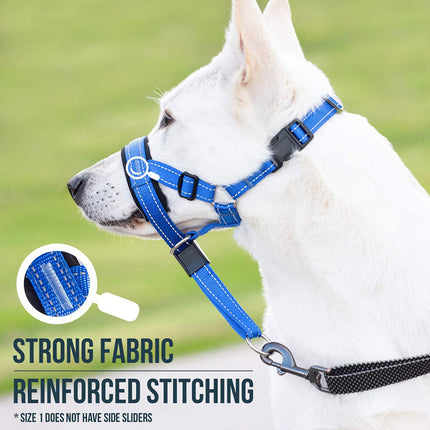 Durable Nylon Dog Muzzle Rope in Blue by Petpexi – Lightweight and Adjustable Bite Control

