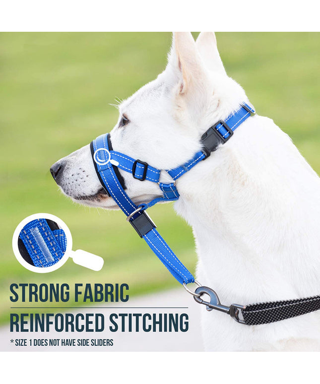 Durable Nylon Dog Muzzle Rope in Blue by Petpexi – Lightweight and Adjustable Bite Control

