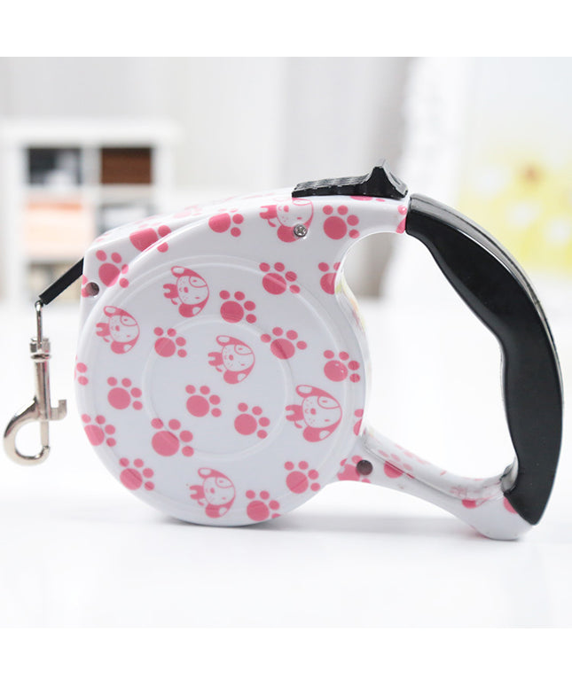 Pet Automatic Leash - 5m retractable, reflective nylon leash for small and medium dogs from petpexi.com