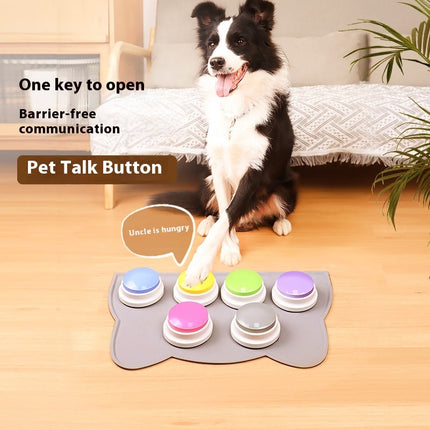 Pet Communication Button Dog Voice Toy – Interactive Durable Dog Toy for Play & Anxiety Relief | Petpexi