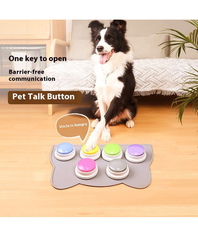 Pet Communication Button Dog Voice Toy – Interactive Durable Dog Toy for Play & Anxiety Relief | Petpexi