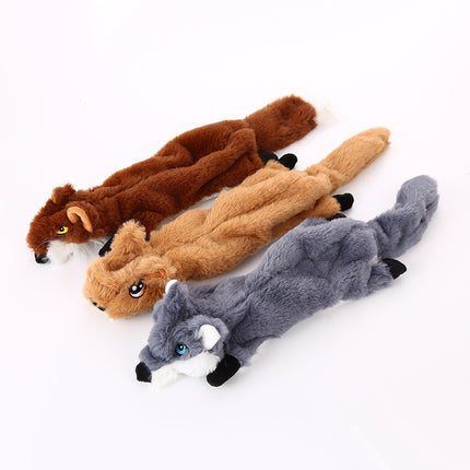 Durable plush chew dog toy for tooth cleaning, anxiety relief, and interactive play – available at www.petpexi.com
 with free USA shipping.