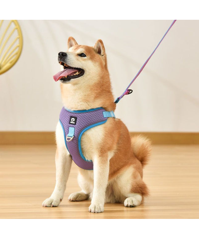 Pet Dog Harness Puppy Adjustable Breathable Mesh Reflective Saddle for Small & Medium Dogs & Cats | Petpexi