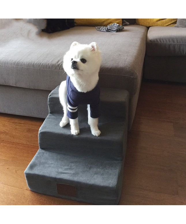 Soft sponge dog stairs for safe climbing to bed - universal fit, non-slip, high quality from Petpexi

