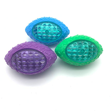 Durable bite-resistant dog toy ball for fetch, chew, interactive training in rugby, bone, or spherical shapes – www.petpexi.com