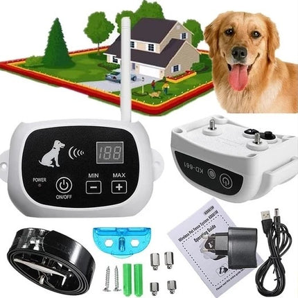 Wireless GPS Dog Fence with 500m Range – Smart Pet Containment Collar | petpexi.com