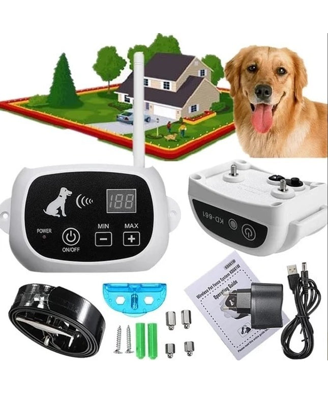 Wireless GPS Dog Fence with 500m Range – Smart Pet Containment Collar | petpexi.com