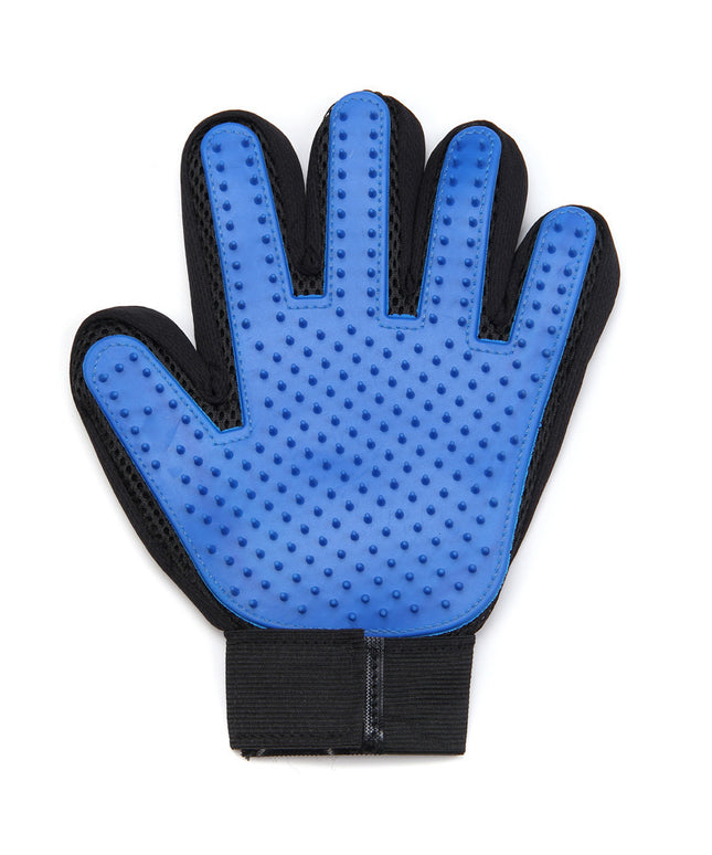 Rubber pet grooming gloves for dogs by Petpexi in multiple colors for hair cleaning, petting, and massage

