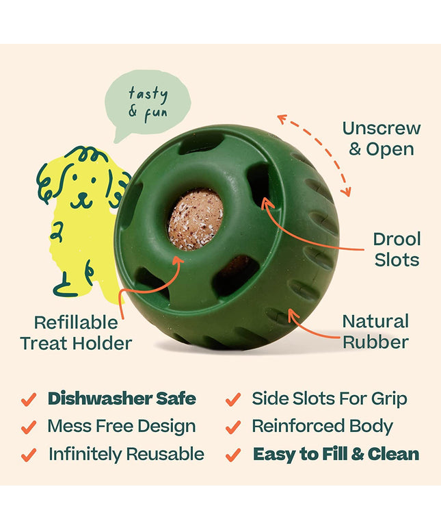 Silicone slow feeder bowl for dogs and cats in green – chew-safe, easy-clean pet tray from www.petpexi.com with fast free USA shipping

