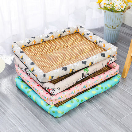 Summer cooling pad for pets – soft, breathable ice mat with cute animal designs for cats and dogs – multiple sizes – sold at www.petpexi.com

