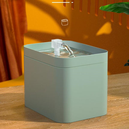 PetPexi premium cat water fountain with live water filter – BPA-free pet water dispenser for healthy hydration, blue & green, fast & free USA shipping

