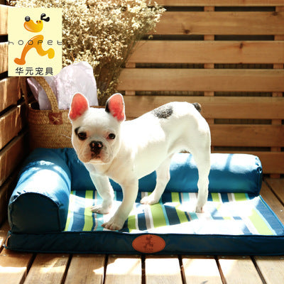 Pet Sleeping Mat Dog Bed in Oxford, machine washable, Single/Two/Three Sides, cozy and durable, from PetPexi