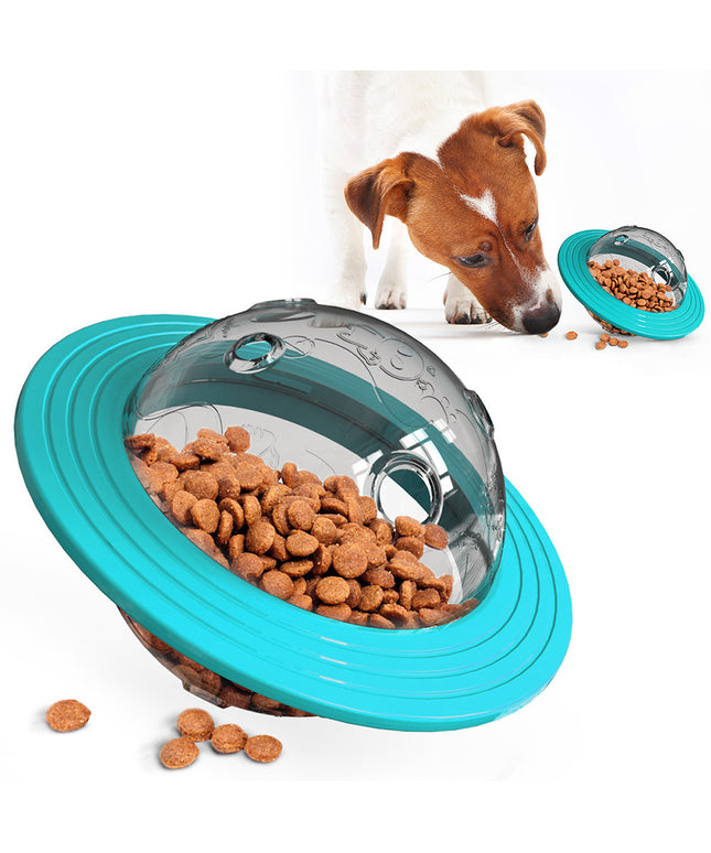 Petpexi leak-feeding educational toy in Lake Blue and Yellow for dogs and cats, 5-100 kg, with free USA shipping from www.petpexi.com