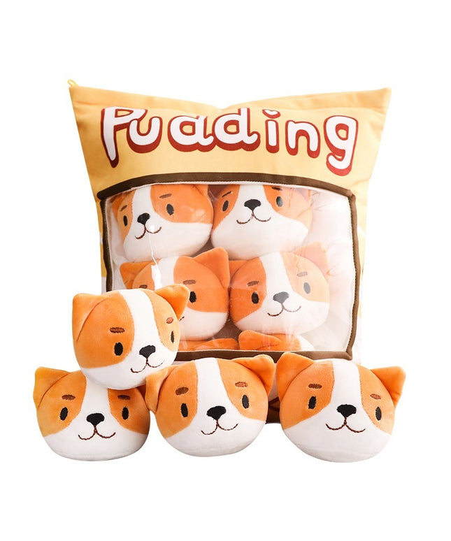 Plush Pillow Toy in cute pig, cat & dog designs. Soft short plush with PP cotton filling. Fast & free USA shipping | petpexi.com