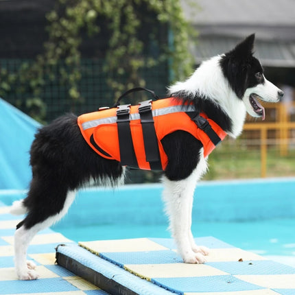 Reflective Dog Life Jacket with High Buoyancy and Safety Handle – Available Now at www.petpexi.com with Fast Free USA Shipping

