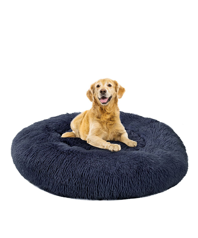 Soft removable winter pet nest bed with 4CM plush – cozy and washable for cats and dogs – available at www.petpexi.com with free USA shipping

