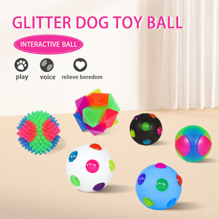 Interactive luminous elastic ball for small dogs, perfect for fetch, chew, and fun play – www.petpexi.com