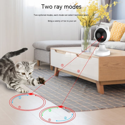 Smart Laser Cat Teaser Toy USB Rechargeable made of ABS – interactive and safe cat toy from Petpexi with fast free USA shipping

