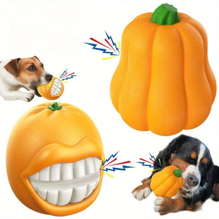 Sound Grinding Ball Dog Toothbrush Toy – Durable chew & interactive squeaky toy for dogs, teeth cleaning and playful barking | www.petpexi.com