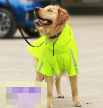 Spring and summer waterproof reflective dog raincoat cape in multiple sizes – breathable, stylish, and safe rainwear for all dogs | Petpexi

